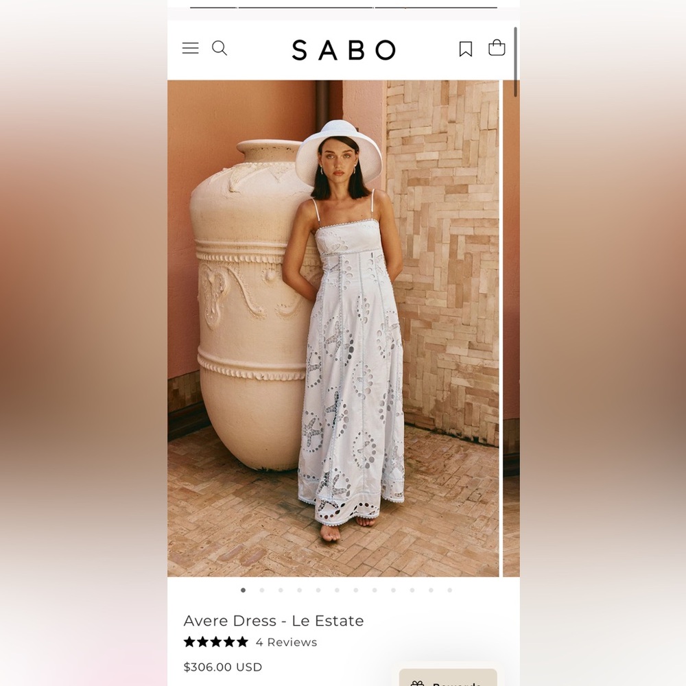 Elegant blue  Eyelet Maxi Dress